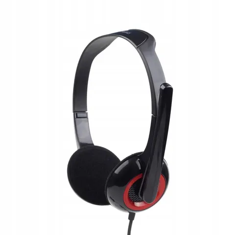 Headset zwart-rood – afbeelding 1