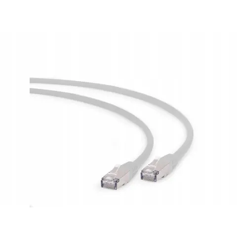 Gembird Patch cord S/ftp Kat6A Lshz 0.5m szary – zdjęcie 1