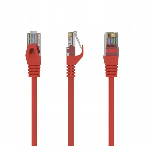 Gembird Patch cord Kat.6 Utp 1m czerwony – zdjęcie 1