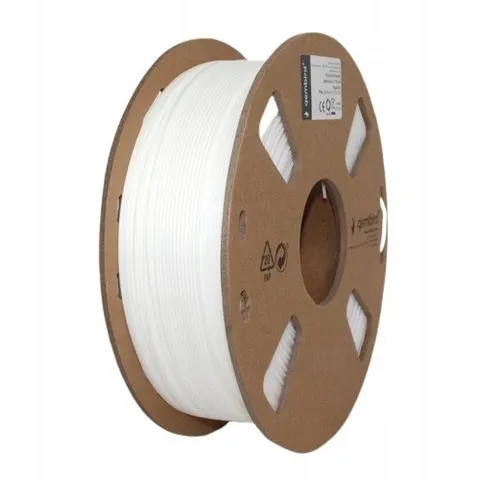 Gembird - PLA+ 1.75 Wit 1 kg - 3D Filament – afbeelding 1