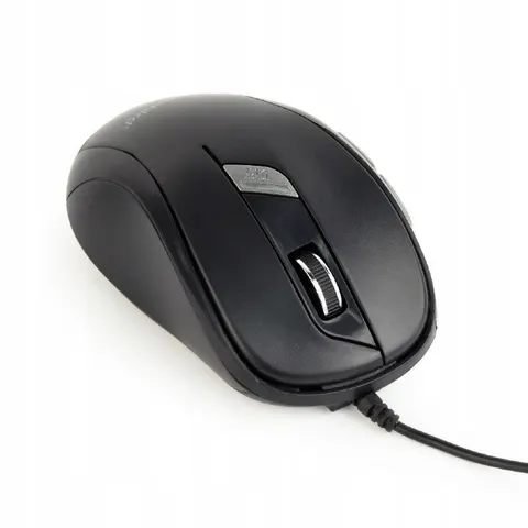 Gembird Mysz optyczna Usb czarna – zdjęcie 1