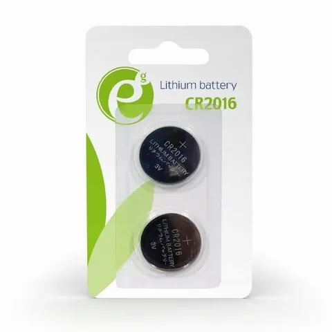 CR2016 knoopcelbatterij, 2 stuks – afbeelding 1