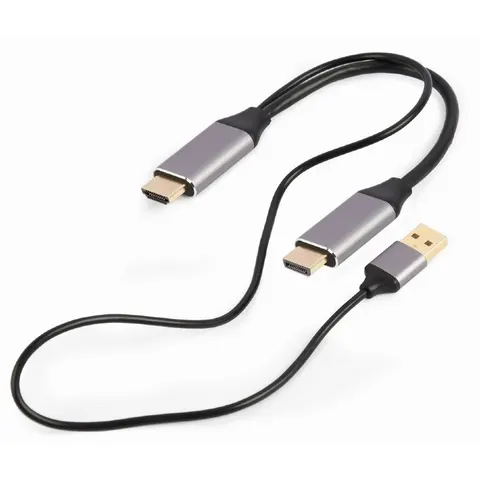 Gembird Adapter Hdmi do Dp 4K M 60Hz Usb-a powered – zdjęcie 1