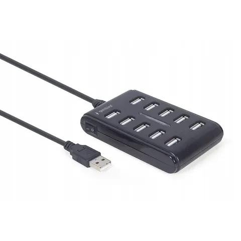 Hub USB 2.0 Gembird - 10 ports (Noir) #DEFAULT – image 1