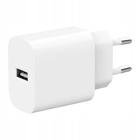 Gembird Universele USB-A Oplader 2.4A - Wit - Compacte Thuislader – afbeelding 1