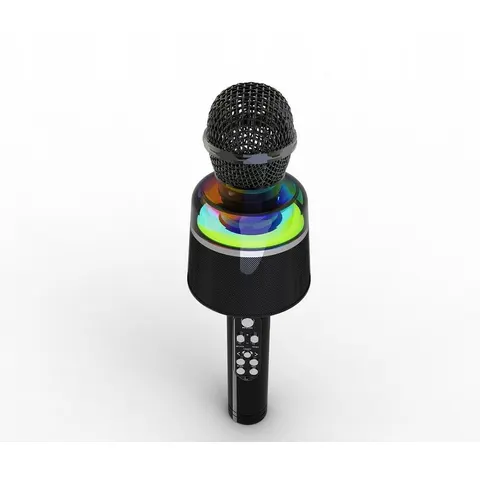 Gembird Wireless Karaoke Microphone MICBT-01-BK 3.5mm, Bluetooth Blac – zdjęcie 1