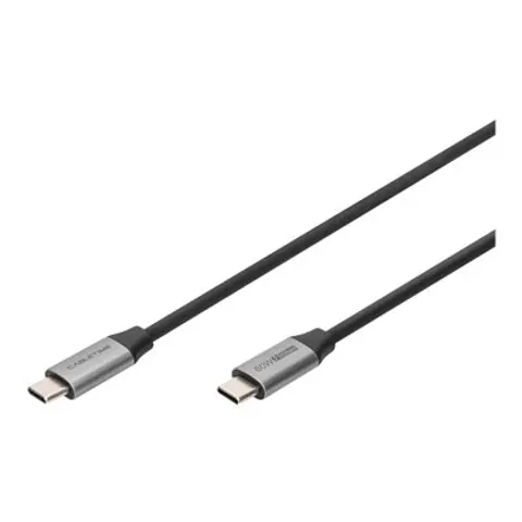 DIGITUS Anschlusskabel USB3.0/C -> C St/St 1m schwarz – Bild 1