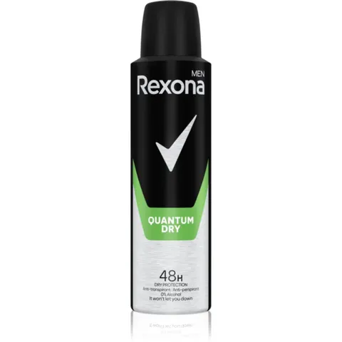 Rexona Men Quantum Dry Antitranspirant Spray 150 ml – afbeelding 1