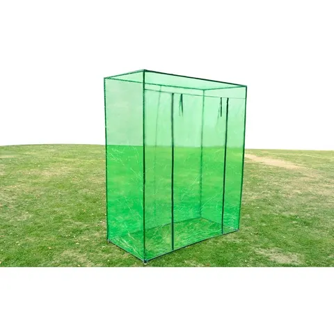 vidaXL - Tuinkas - stalen - frame - PVC – afbeelding 1