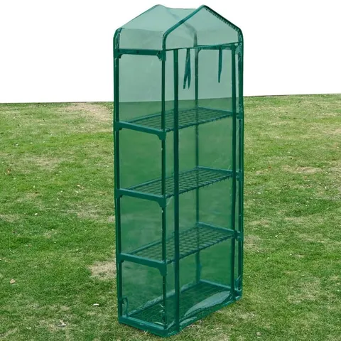 vidaXL - Tuinkas - met - 4 - schappen – afbeelding 1
