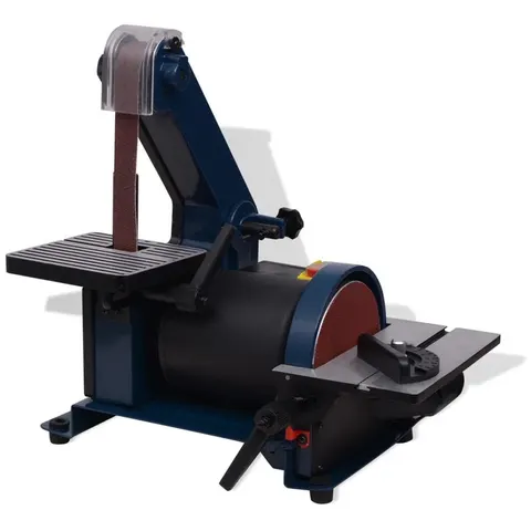 vidaXL - Schijf- - Bandschuurmachine - 300 - W – afbeelding 1