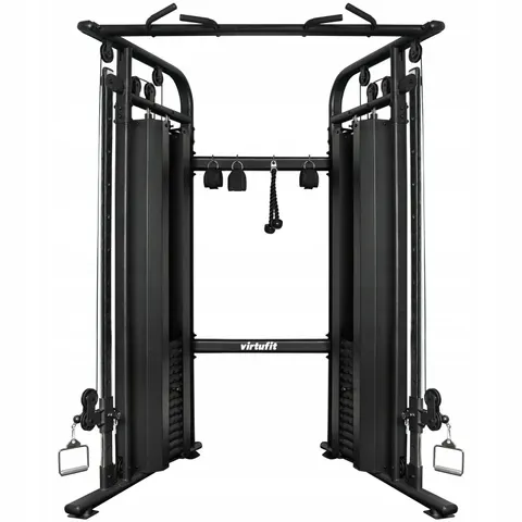 VirtuFit Kraftstation CC100 - Cable Crossover - Dual Adjustable Pulley - Functional Trainer – silberfarben – Bild 1
