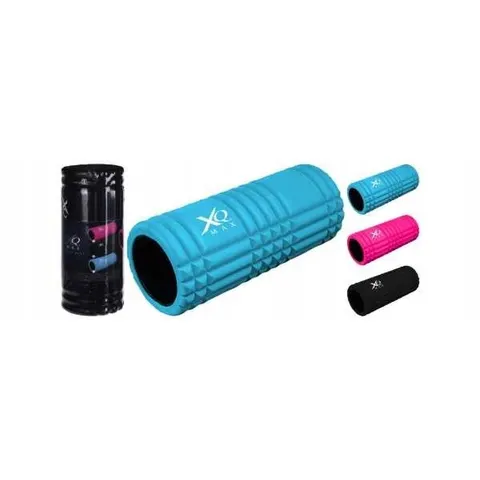 Wałek do masażu 33 x14cm czarny roller – zdjęcie 1