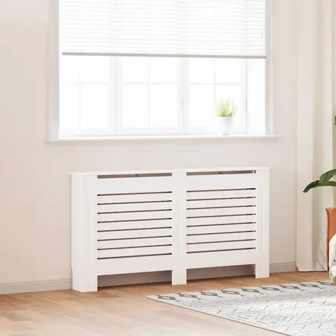 vidaXL Cache-radiateur Blanc 152x19x81,5 cm MDF – 610344 – image 1