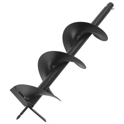 vidaXL Grondboor 200 mm staal – afbeelding 1