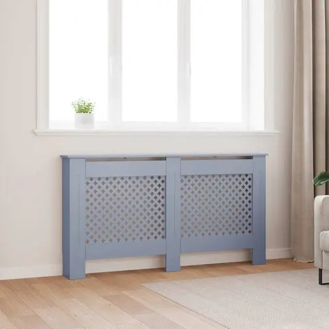 vidaXL Cache-radiateur anthracite 152x19x81,5 cm MDF – 835389 – image 1