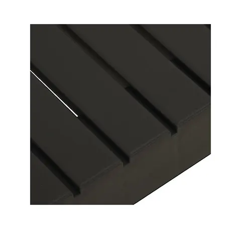 vidaXL Mesita de jardín de plástico gris – imagen 1