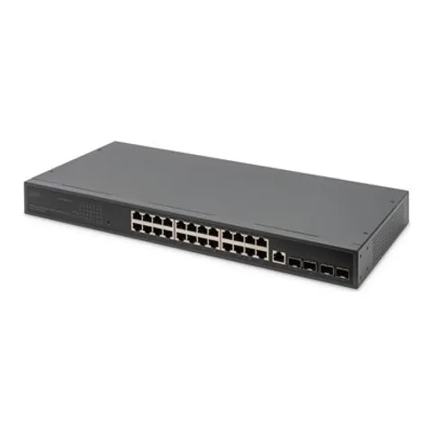 DIGITUS 19, Gigabit Ethernet Switch, 24 Port – Bild 1