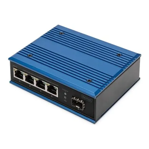 DIGITUS Industrial Gigabit Ethernet PoE Switch Unmanaged – Bild 1