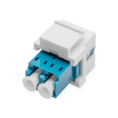 DIGITUS Keystone Modul LWL Kupplung LC->LC Singlemode Duplex – Bild 1