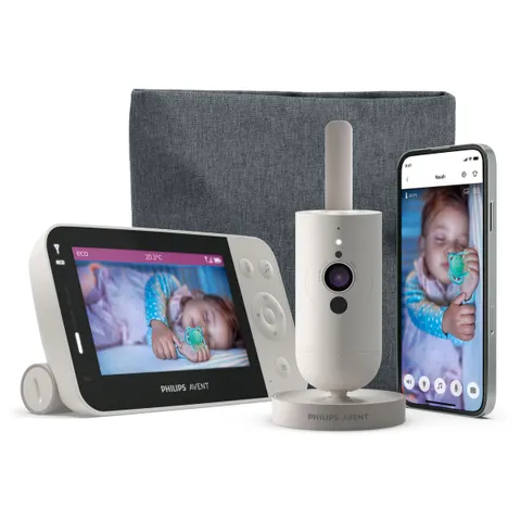 Vidéo moniteur connecté - PHILIPS AVENT - SCD953/26 - Silkwhite – image 1