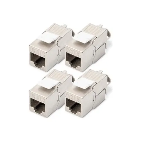 Digitus CAT 6A Keystone module. shielded. tool-free mounting connectio – 490562 – image 1