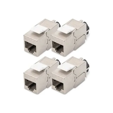 DIGITUS DIGI DN-93617-4 - Módulo Keystone Cat.6a, apantallado con gestor de cables intel – imagen 1