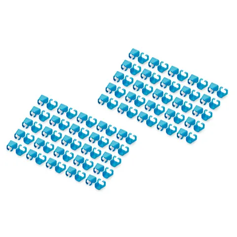 DIGITUS Farbclips für Patchkabel, blau – Bild 1