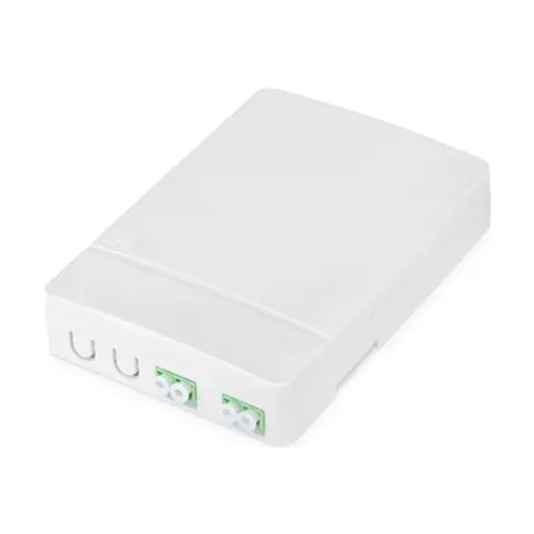 DIGITUS FTTH Gehäuse mit 2 x LC/APC DX Kupplung – Bild 1