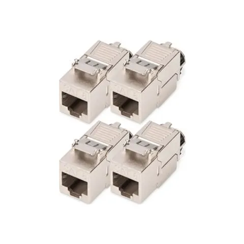 DIGITUS Keystone Modul, Kat. 8.1, geschirmt, 4er Set – Bild 1