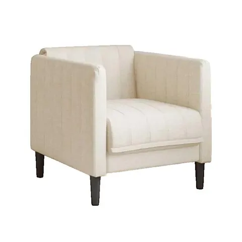 vidaXL Fauteuil lin – image 1