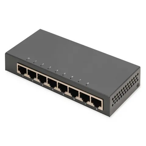 Digitus Gigabit Switch 8-Port DN-80066-1) – Bild 1