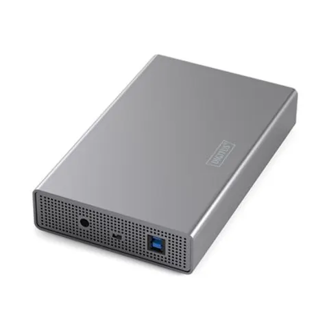 DIGITUS Festplattengehäuse USB3.0 3,5" SATA Aluminium – Bild 1