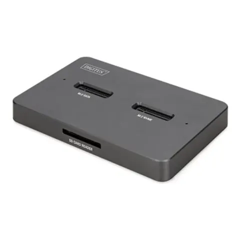 DIGITUS Docking USB-C->NVMe SSD,SATA SSD, SD – Bild 1