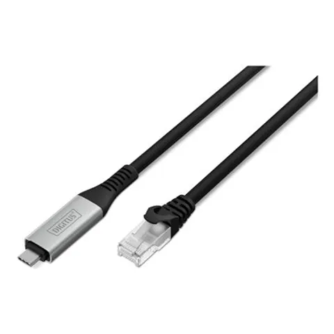 Digitus USB-C - RJ45 Ethernet cable. 1Gbit/s. 15m – image 1