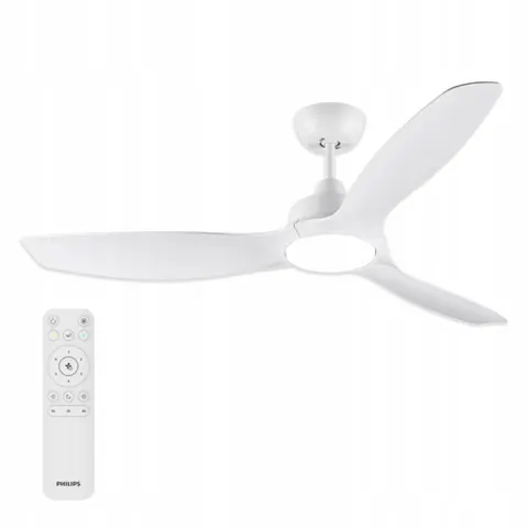 Philips LED Fixed Deckenventilator 35 W mit Fernbedienung, Dimmbar – Bild 1