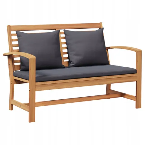 vidaXL Ensemble banc et table de jardin avec coussin 2 Pièce – 282514 – image 1