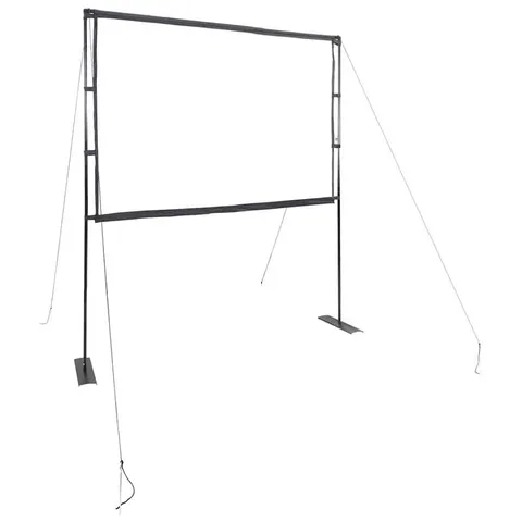 vidaXL - Projectiescherm - met - standaards - 90 - inch - 4:3 – afbeelding 1