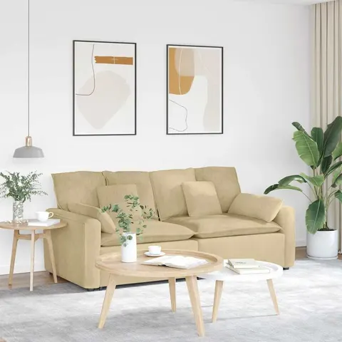 vidaXL Canapé modulable avec coussins gris-vert – 641557 – image 1