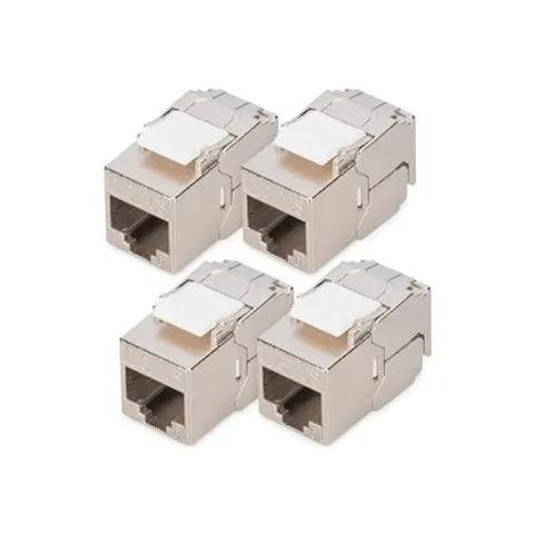Digitus CAT 6A compact keystone module. shielded. tool-free mounting c – 505198 – image 1