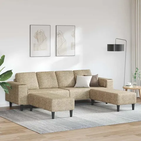 vidaXL Canapé de salon 3 pc Gris clair – 900135 – image 1