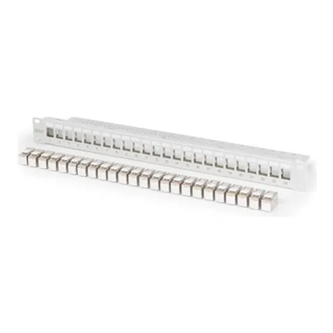 Digitus Patch-Panel 483 mm (19 ) CAT 6a Grau Bestückt – Bild 1