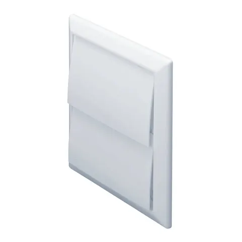 Domus - 100mm Rigid Duct Outlet with Gravity Flaps 4900W – image 1