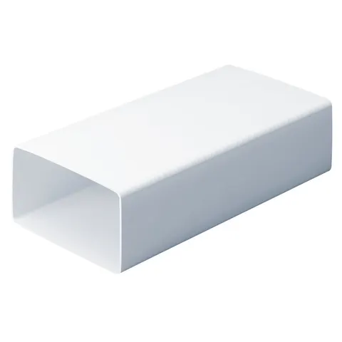 Domus D1-2000 System 100 Rigid Flat Duct 110 x 54mm x 2m – image 1