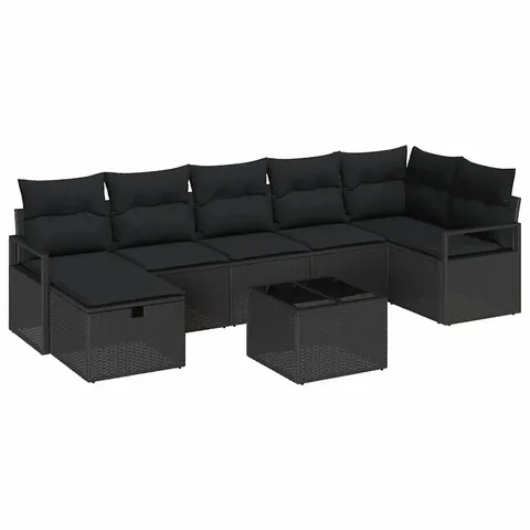 vidaXL Ensemble de Canapés 5 pc polyrotin – 406637 – image 1