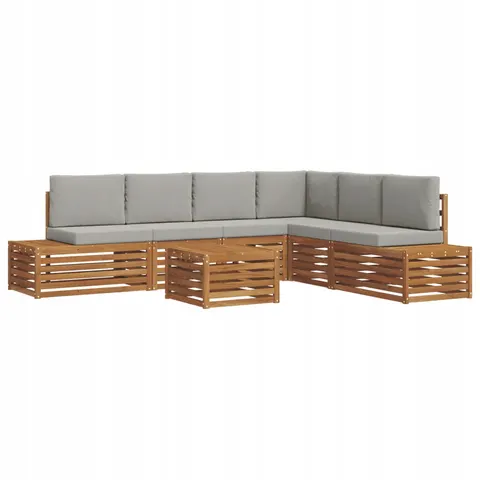 vidaXL Ensemble de canapés d'extérieur 7 pc – 535207 – image 1
