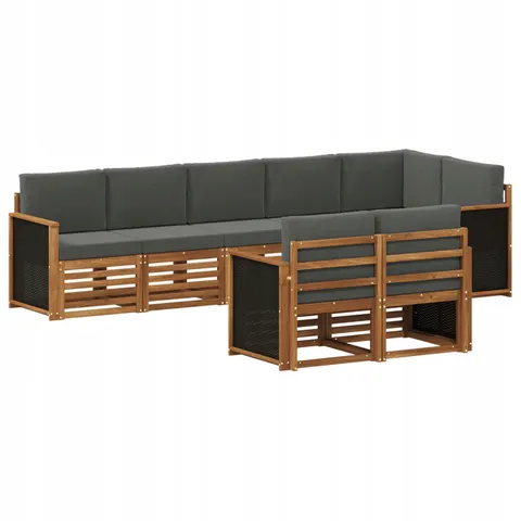vidaXL Ensemble de canapés d'extérieur 7 pc – 692320 – image 1