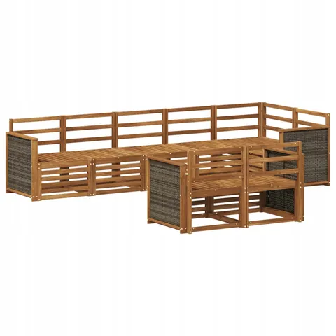 vidaXL Ensemble de canapés d'extérieur 7 pc – 692344 – image 1
