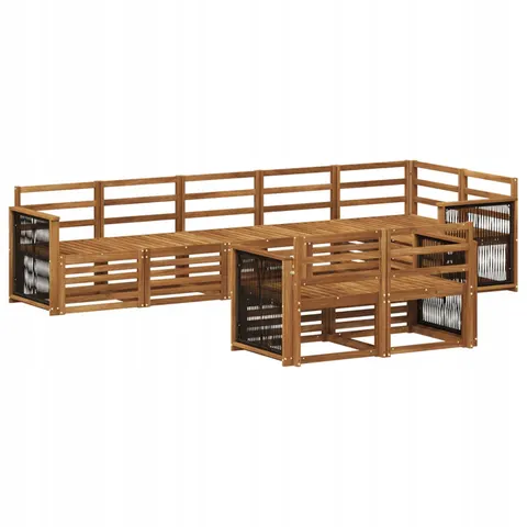 vidaXL Ensemble de canapés d'extérieur 7 pc – 692399 – image 1