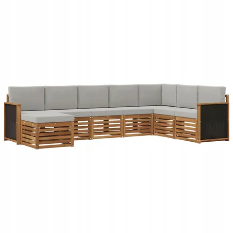 vidaXL Ensemble de canapés d'extérieur 8 pc 8 place – 694416 – image 1